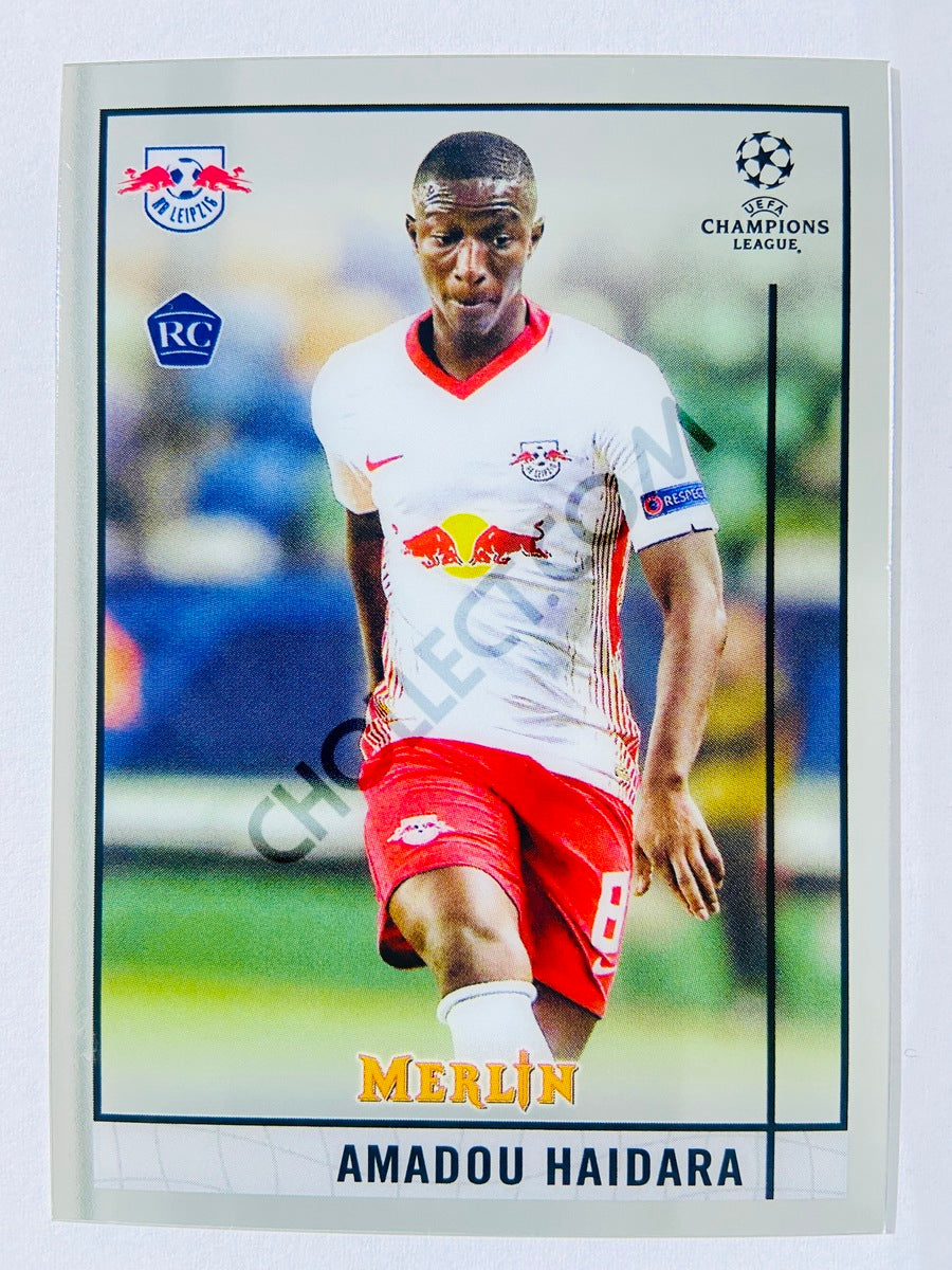 Amadou Haidara - RB Leipzig 2020-21 Topps UEFA Champions League Merlin RC Rookie #38