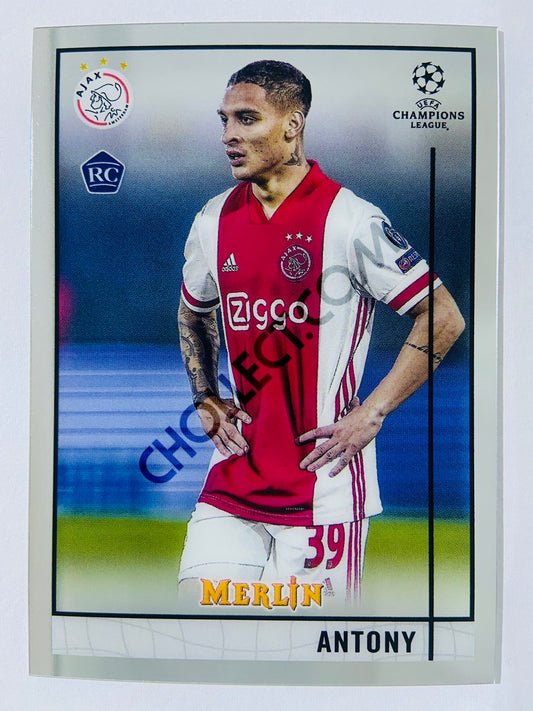 Antony - AFC Ajax 2020-21 Topps UEFA Champions League Merlin RC Rookie #45