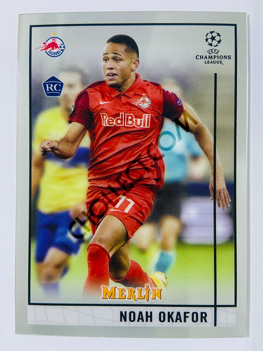 Noah Okafor - FC Salzburg 2020-21 Topps UEFA Champions League Merlin RC Rookie #45