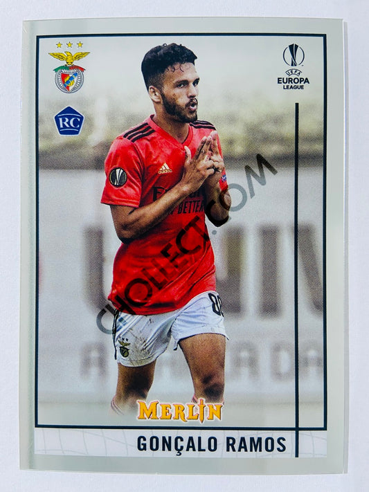 Goncalo Ramos - SL Benfica 2020-21 Topps UEFA Europa League Merlin RC Rookie #52