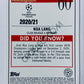 Noa Lang - Club Brugge 2020-21 Topps UEFA Champions League Merlin RC Rookie #60