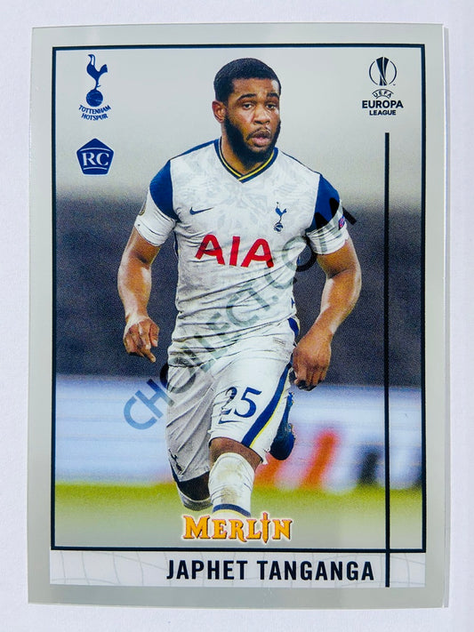 Japhet Tanganga - Tottenham Hotspur 2020-21 Topps UEFA Europa League Merlin RC Rookie #68