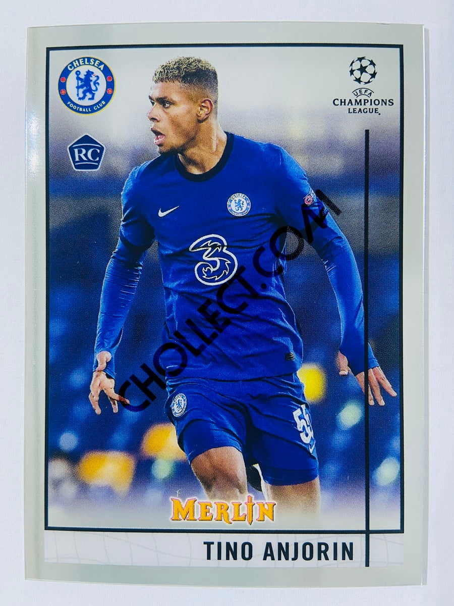 Tino Anjorin - Chelsea FC 2020-21 Topps UEFA Champions League Merlin RC Rookie #86