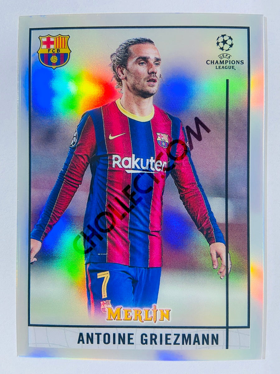 Antoine Griezmann - FC Barcelona 2020-21 Topps UEFA Champions League Merlin Refractor #13