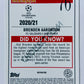 Brenden Aaronson - FC Salzburg 2020-21 Topps UEFA Champions League Merlin Refractor #76