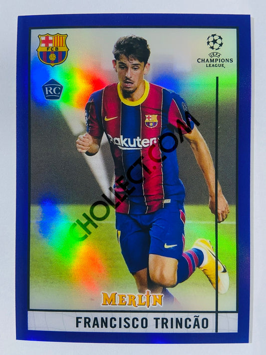 Francisco Trincao - FC Barcelona 2020-21 Topps UEFA Champions League Merlin RC Rookie #62 Purple 254/299