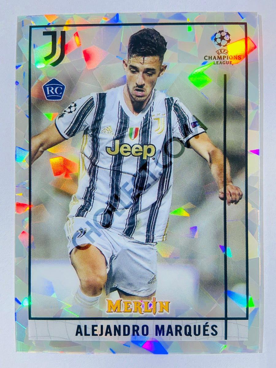 Alejandro Marques - Juventus 2020-21 Topps UEFA Champions League Merlin RC Rookie #5 Atomic 198/250