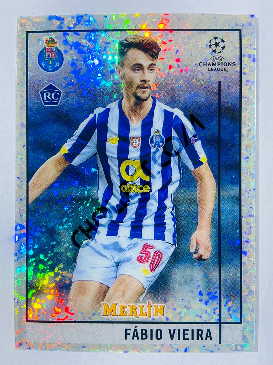 Fabio Vieira - FC Porto 2020-21 Topps UEFA Champions League Merlin RC Rookie #38 Speckle 107/150