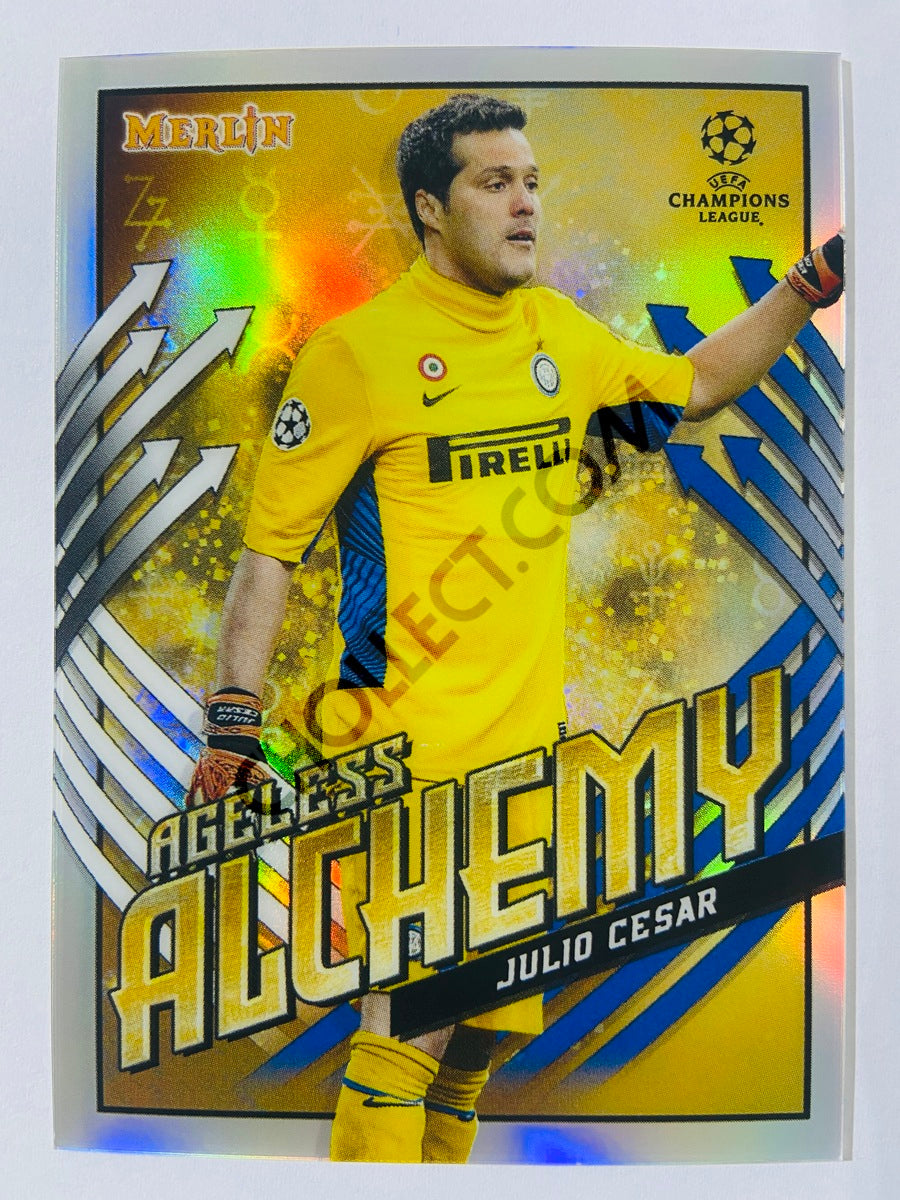 Julio Cesar - FC Internazionale Milano 2020-21 Topps UEFA Champions League Merlin Ageless Alchemy #AA-JC