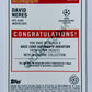 David Neres - AFC Ajax 2020-21 Topps UEFA Champions League Merlin Autograph #BCA-DN
