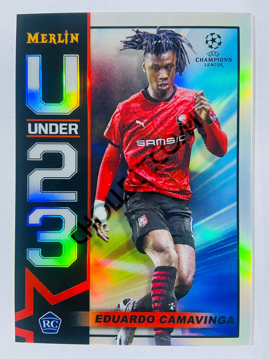 Eduardo Camavinga - Stade Rennais FC 2020-21 Topps UEFA Champions League Merlin Under 23 Stars #U23-EC