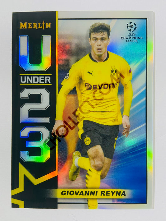 Giovanni Reyna - Borussia Dortmund 2020-21 Topps UEFA Champions League Merlin Under 23 Stars #U23-GR