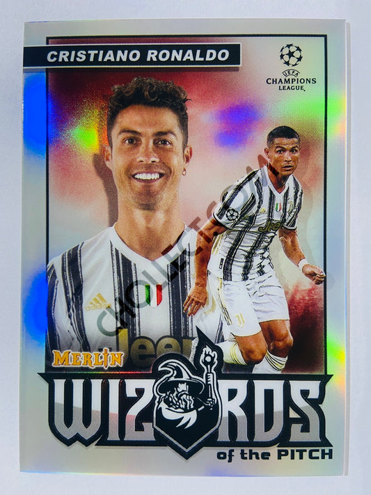 Cristiano Ronaldo - Juventus 2020-21 Topps UEFA Champions League Merlin Wizards of the Pitch #W-CR