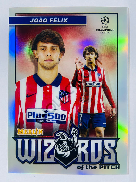 Joao Felix - Atletico de Madrid 2020-21 Topps UEFA Champions League Merlin Wizards of the Pitch #W-JF