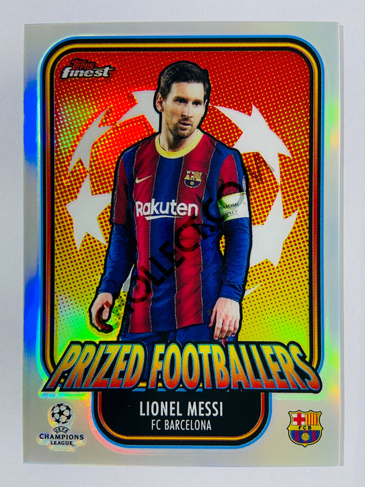 Lionel Messi - FC Barcelona 2020-21 Topps Finest Prized Footballers #PF-LM