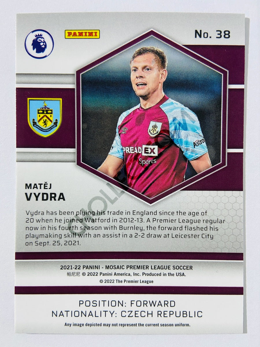 Matej Vydra – Burnley 2021-22 Panini Mosaic Premier League #38