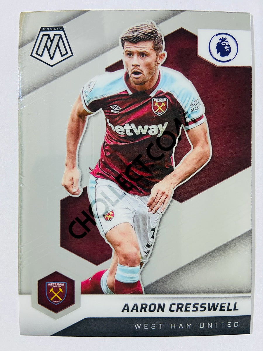 Aaron Cresswell – West Ham United 2021-22 Panini Mosaic Premier League #81