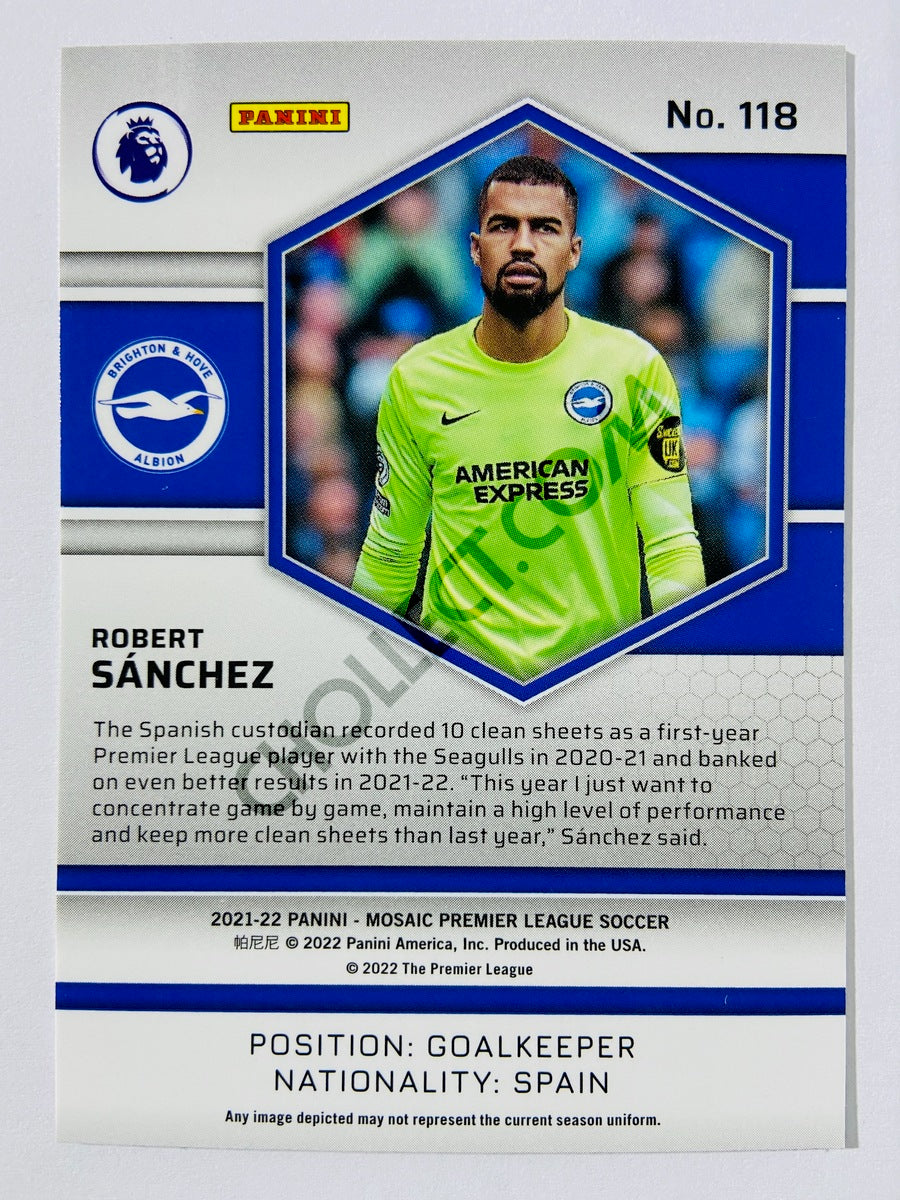 Robert Sanchez – Brighton & Hove Albion 2021-22 Panini Mosaic Premier League #118