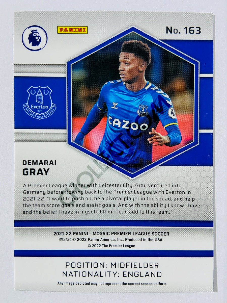 Demarai Gray – Everton 2021-22 Panini Mosaic Premier League #163