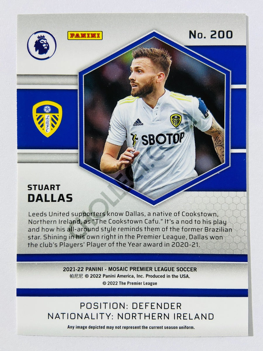 Stuart Dallas – Leeds United 2021-22 Panini Mosaic Premier League #200