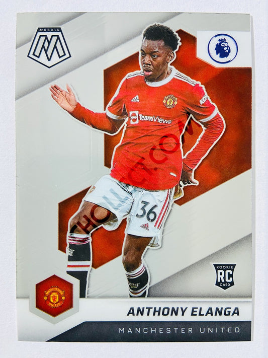 Anthony Elanga – Manchester United 2021-22 Panini Mosaic Premier League RC Rookie #145