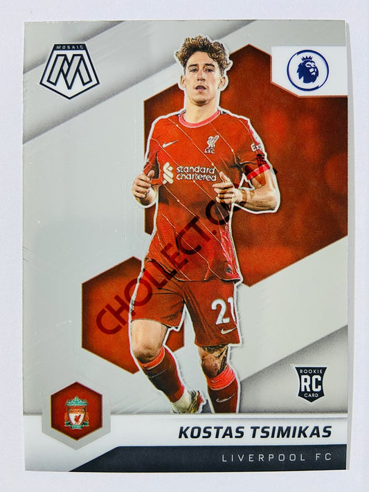 Kostas Tsimikas – Liverpool FC 2021-22 Panini Mosaic Premier League RC Rookie #175