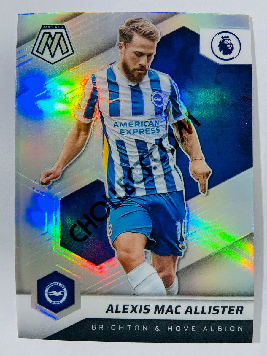 Alexis Mac Allister – Brighton & Hove Albion 2021-22 Panini Mosaic Premier League Silver Parallel #112