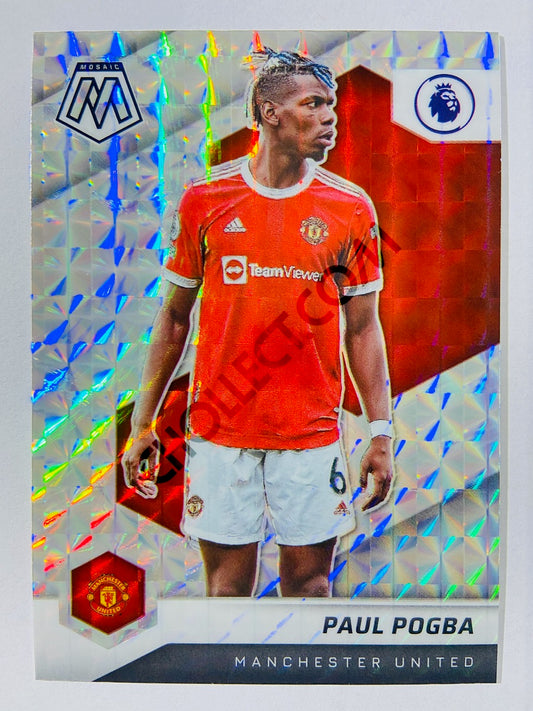 Paul Pogba – Manchester United 2021-22 Panini Mosaic Premier League Mosaic Parallel #149