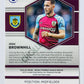 Josh Brownhill – Burnley 2021-22 Panini Mosaic Premier League Orange Fluorescent Parallel #37