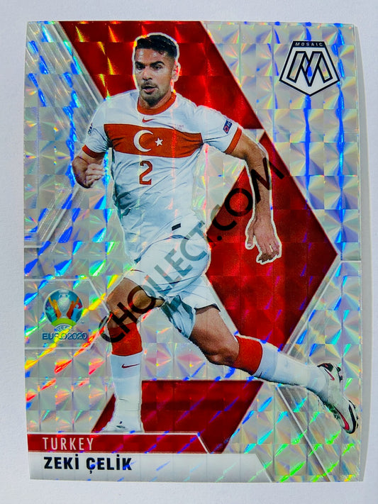 Zeki Celik – Turkey 2021 Panini Mosaic UEFA EURO Mosaic Parallel #97