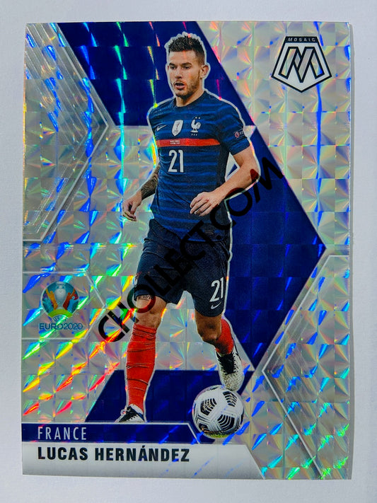 Lucas Hernandez – France 2021 Panini Mosaic UEFA EURO Mosaic Parallel #117