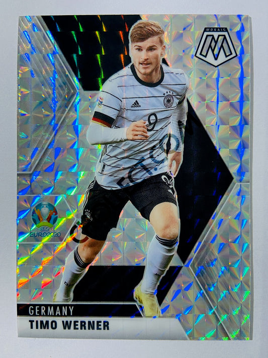 Timo Werner - Germany 2021 Panini Mosaic UEFA EURO Mosaic Parallel #124