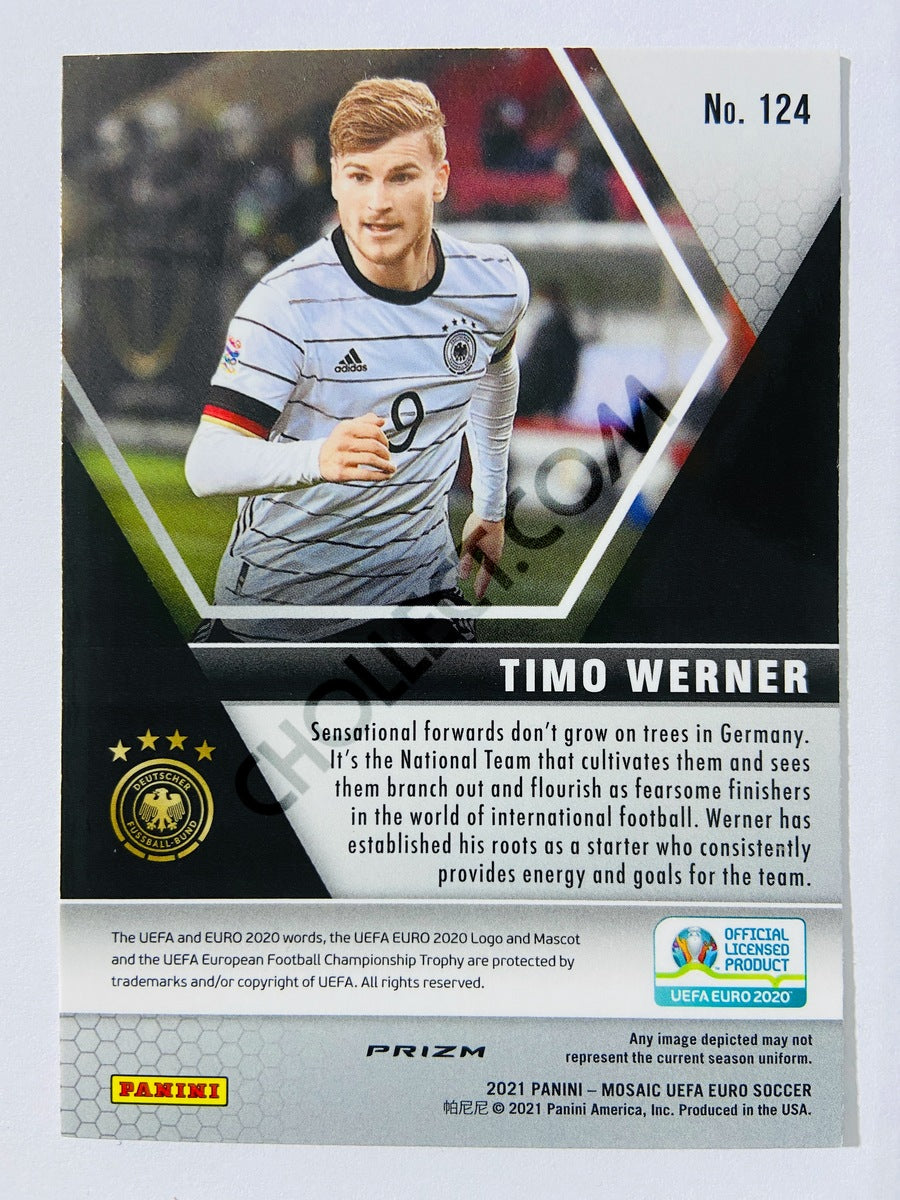 Timo Werner - Germany 2021 Panini Mosaic UEFA EURO Mosaic Parallel #124