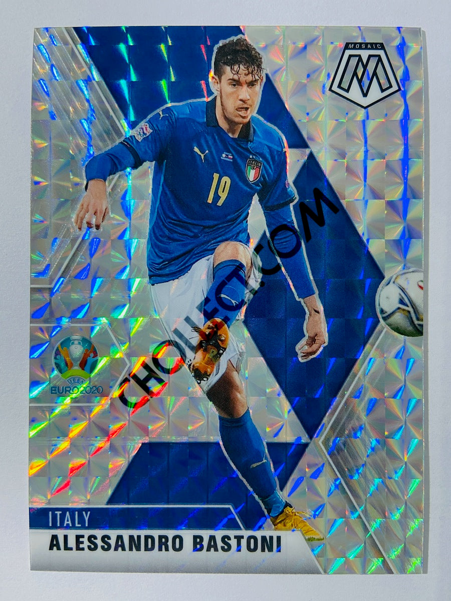 Alessandro Bastoni - Italy 2021 Panini Mosaic UEFA EURO Mosaic Parallel #132