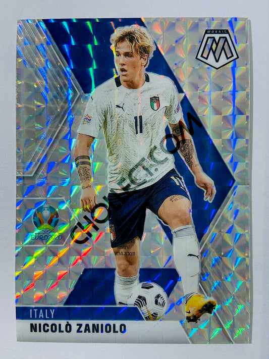 Nicolo Zaniolo - Italy 2021 Panini Mosaic UEFA EURO Mosaic Parallel #139