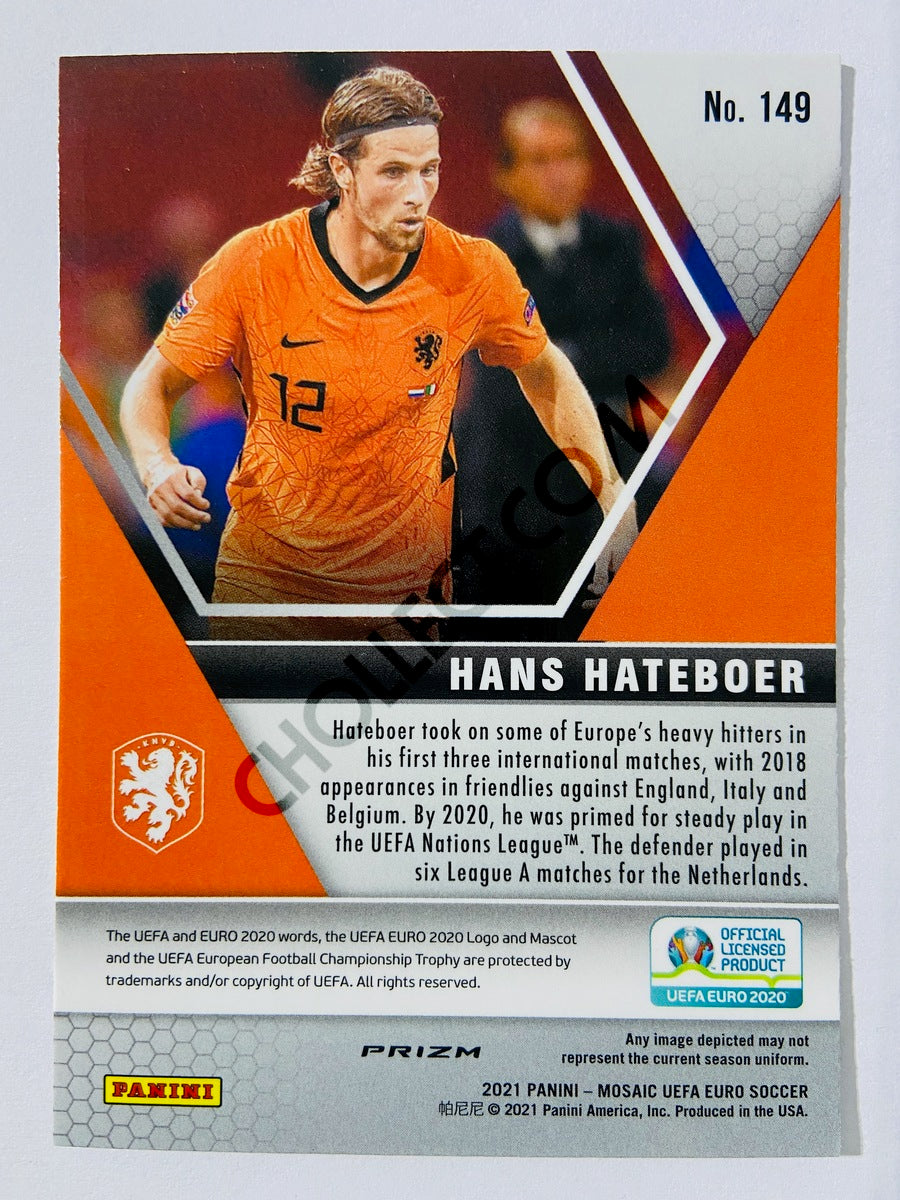 Hans Hateboer - Netherlands 2021 Panini Mosaic UEFA EURO Mosaic Parallel #149