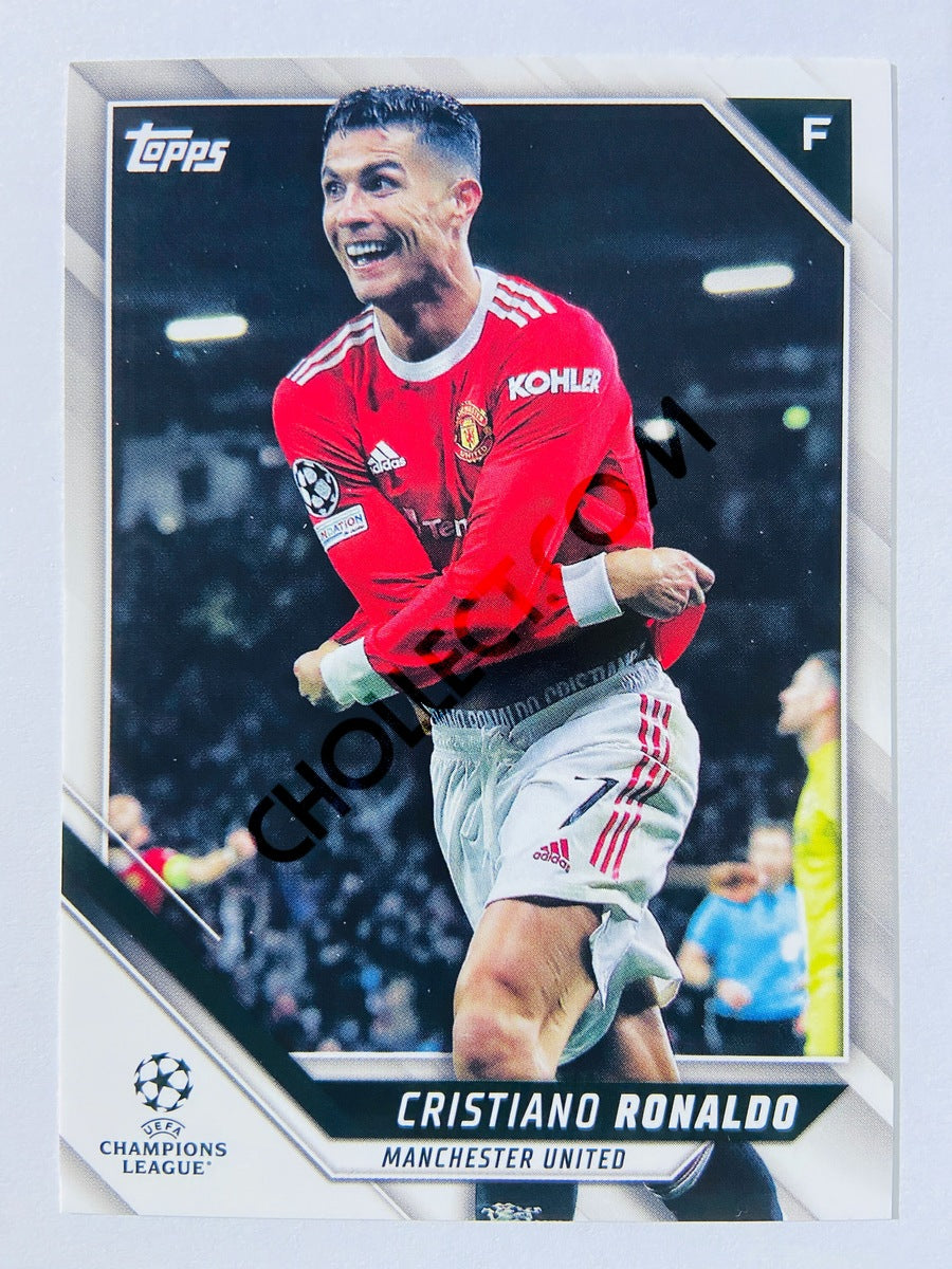 Cristiano Ronaldo - Manchester United 2021-22 Topps UCL #100