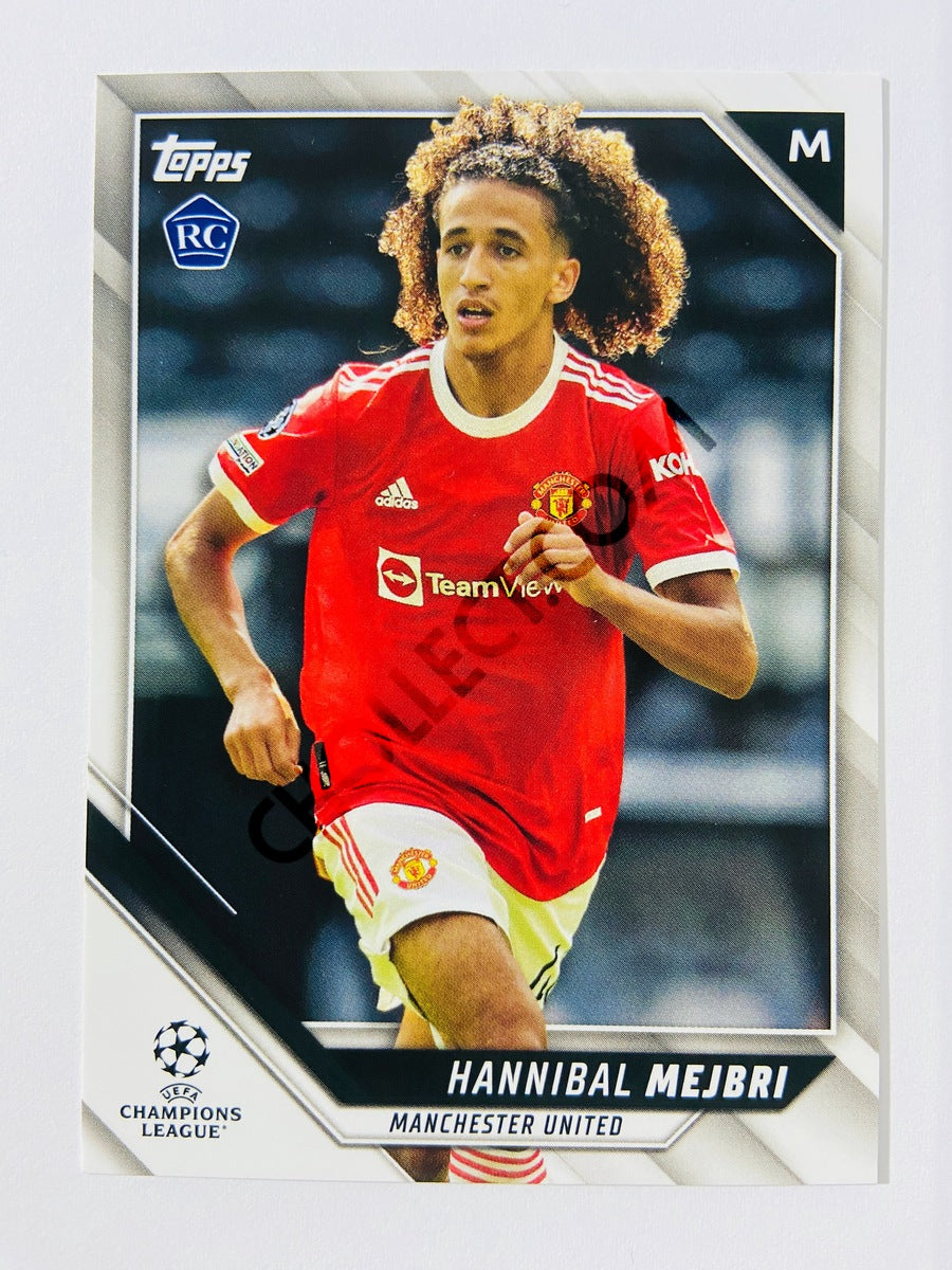 Hannibal Mejbri – Manchester United 2021-22 Topps UCL RC Rookie #53