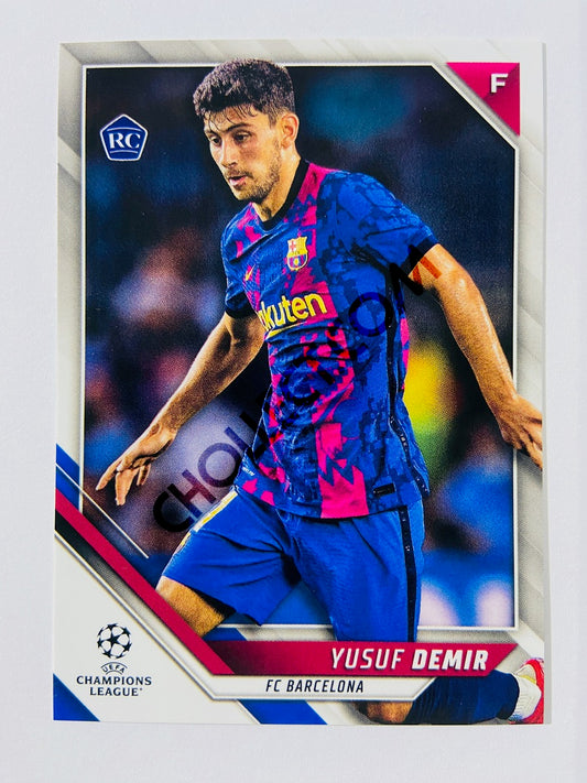 Yusuf Demir – FC Barcelona 2021-22 Topps UCL RC Rookie #140