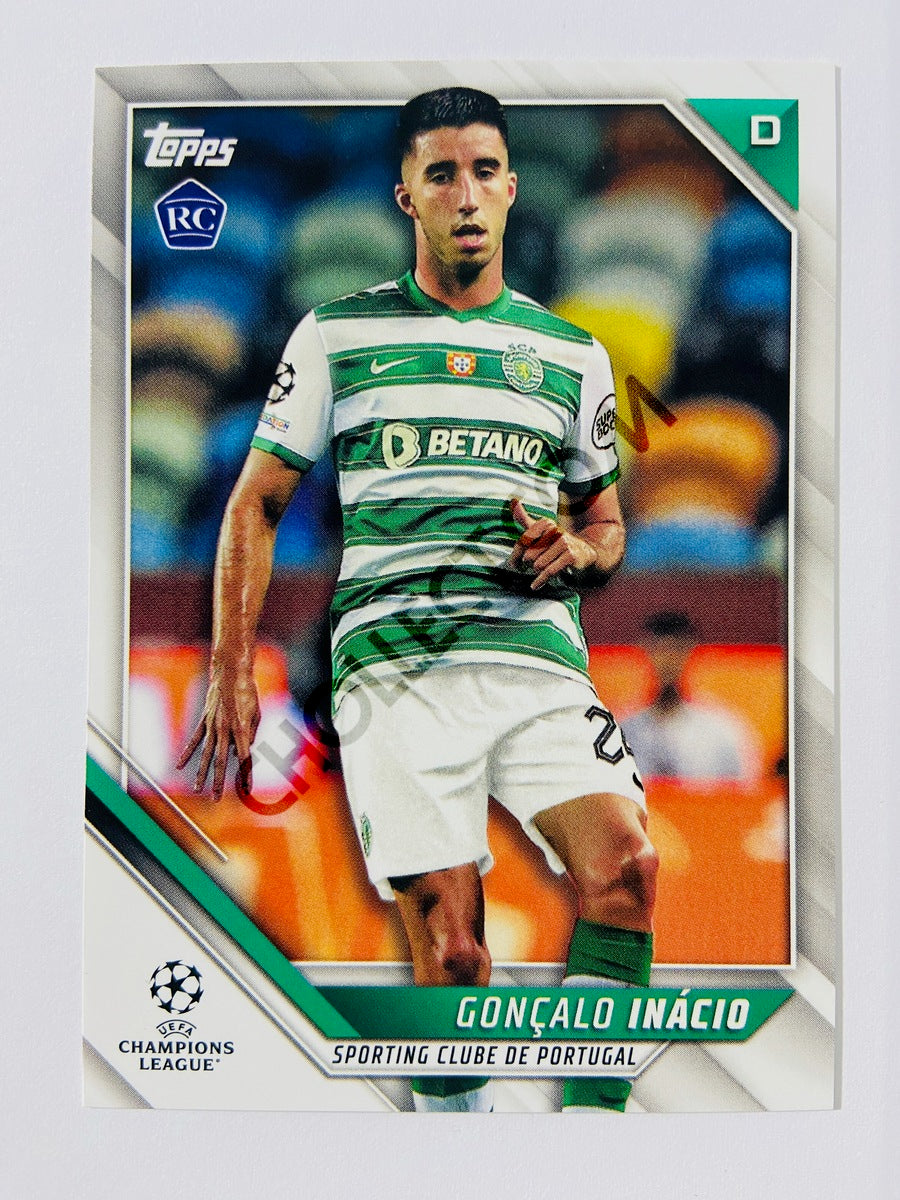 Goncalo Inacio – Sporting Clube de Portugal 2021-22 Topps UCL RC Rookie #197