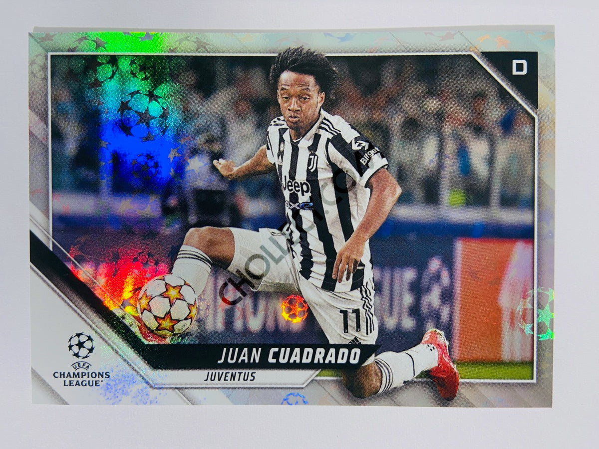 Juan Cuadrado – Juventus 2021-22 Topps UCL Starball Foil Parallel #177