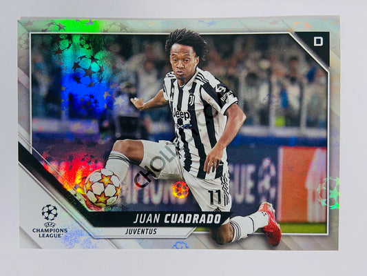 Juan Cuadrado – Juventus 2021-22 Topps UCL Starball Foil Parallel #177