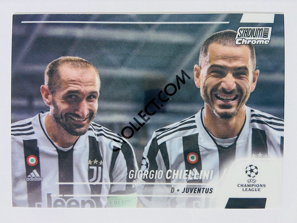 Giorgio Chiellini - Juventus 2022 Topps Stadium Club Chrome UCL #3