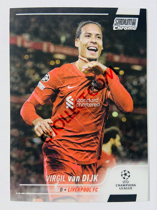 Virgil van Dijk - Liverpool FC 2022 Topps Stadium Club Chrome UCL #4