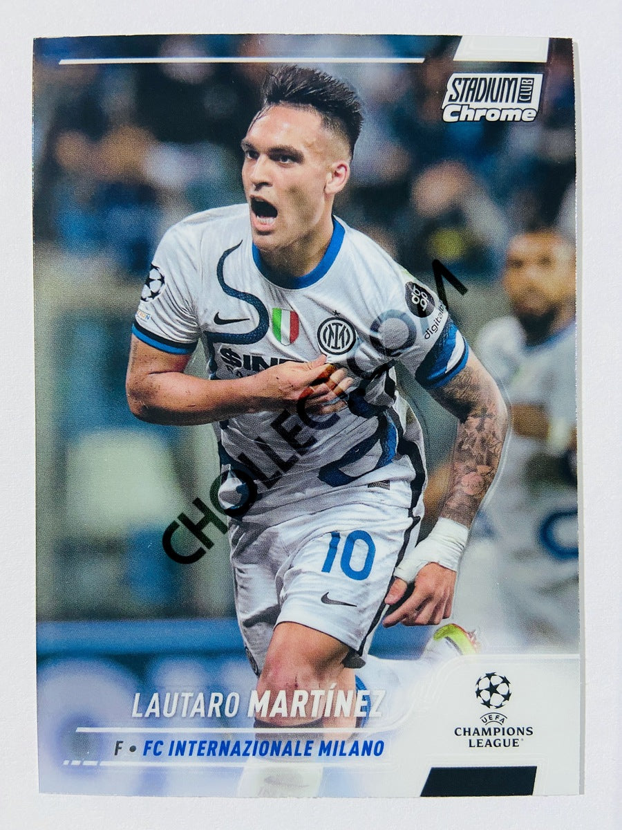 Lautaro Martínez - FC Internazionale Milano 2022 Topps Stadium Club Chrome UCL #10