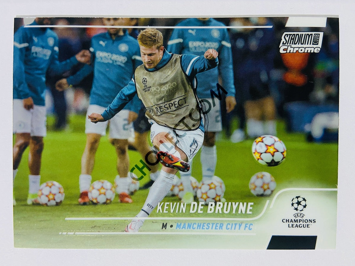 Kevin De Bruyne - Manchester City FC 2022 Topps Stadium Club Chrome UCL #17