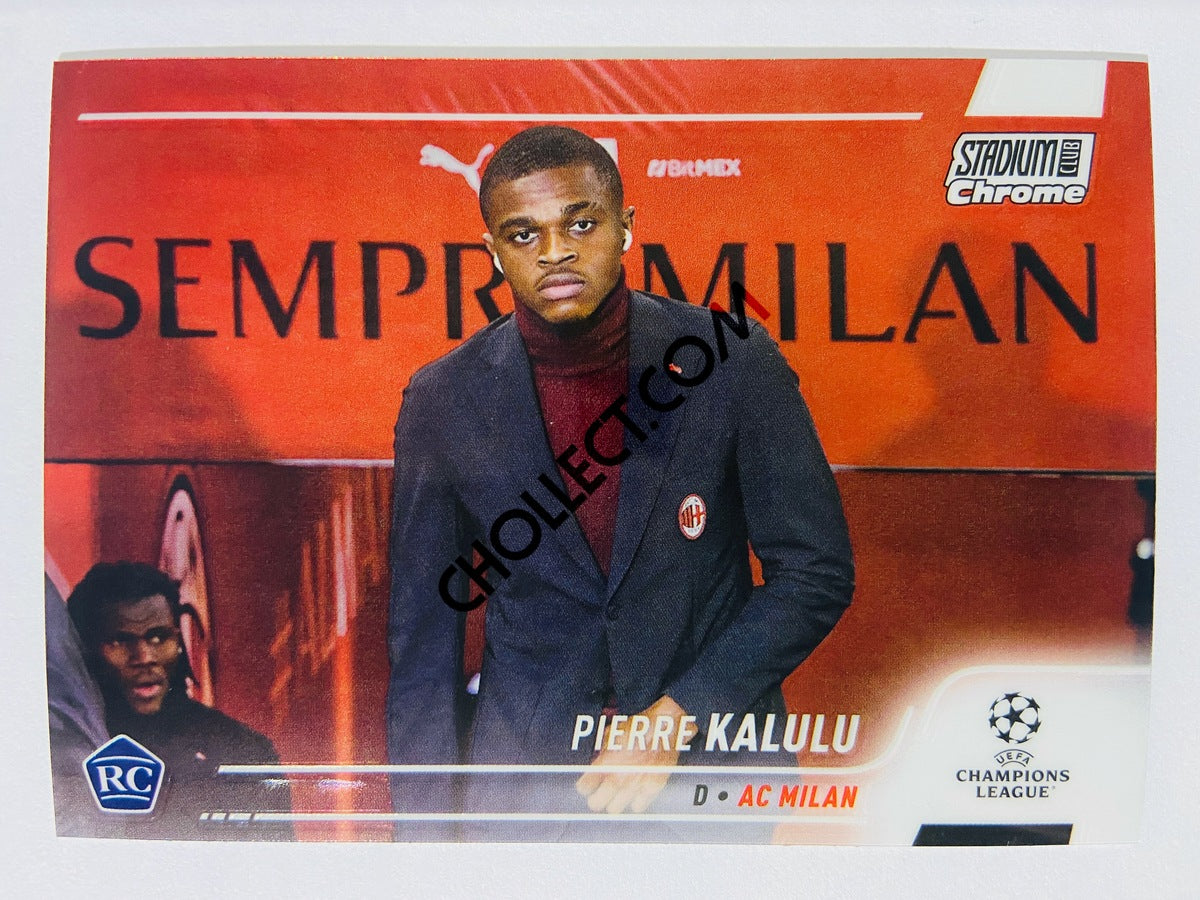 Pierre Kalulu - AC Milan 2022 Topps Stadium Club Chrome UCL #20