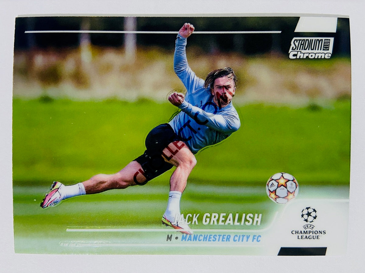 Jack Grealish - Manchester City FC 2022 Topps Stadium Club Chrome UCL #40