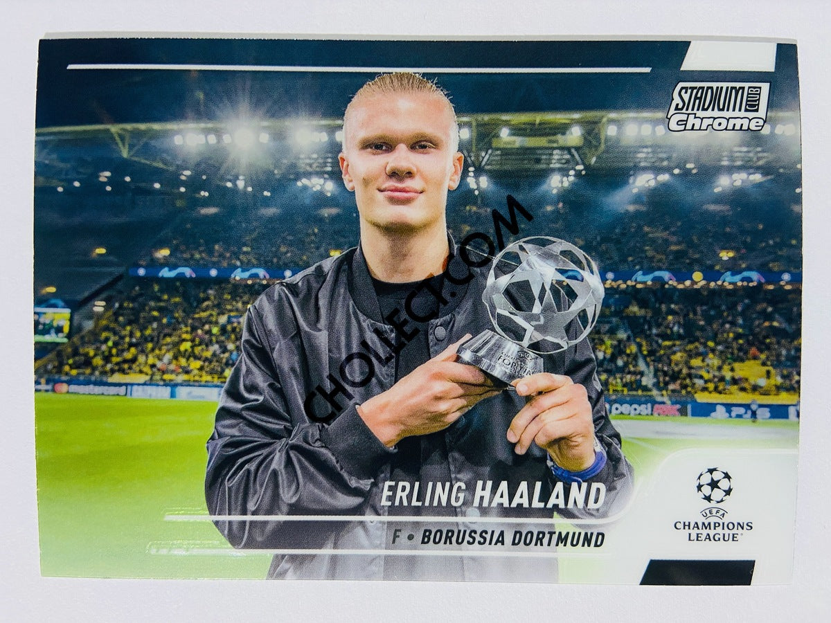 Erling Haaland - Borussia Dortmund 2022 Topps Stadium Club Chrome UCL #46