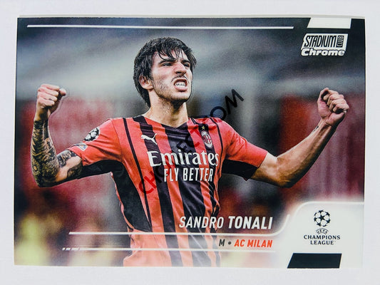 Sandro Tonali - AC Milan 2022 Topps Stadium Club Chrome UCL #55